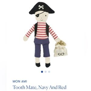 Mon Ami tooth pirate stuffed doll NWT